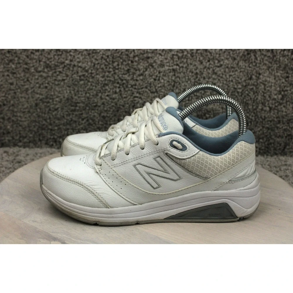 New Balance 928v3 White Leather Walking Shoes Comfort Womens 6.5 - Picture 3 of 7
